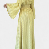 Robe Maxi Géométrique Anelia avec Décolleté en V