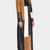 Manteau Trench en Cuir Norelle