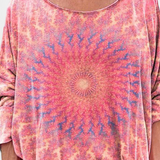 Blouse Oversized Omari avec Imprimé Bohémien Rétro