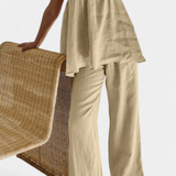 Ensemble Lía d'Été avec Top Ample et Pantalons Fluides