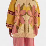 Cardigan Floral Casey avec Coupe Lâche