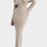 Robe en tricot ajustée à une épaule Solsona