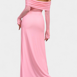 Robe Moulante Lorelei avec Décolleté Droit