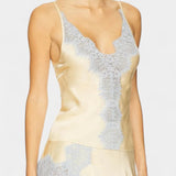 Ensemble Mirren en Satin avec Top et Jupe Midi