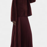 Ensemble de Pull Oversize et Jupe Midi Gia