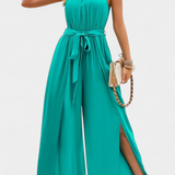 Mono Asymétrique Nyree avec Découpe et Manche avec Nœud