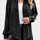 Cardigan Casual Sansel avec Capuche et Poches