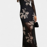 Robe Élégante Aldona avec Imprimé Floral