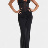 Robe Corset Angelina avec Jupe Maxi Froncée