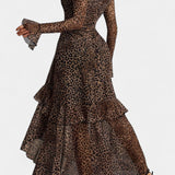 Robe Maxi Amali avec Décolleté Carré