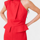 Mono Asymétrique Long Nerida en Lin et Coton