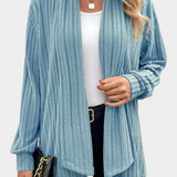 Cardigan Casual Sansel avec Capuche et Poches