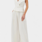 Haut Asymétrique Hayden et Pantalons Palazzo