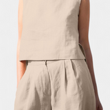 Ensemble Sans Manches Yvanne Vintage d'Été