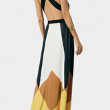 Robe Longue Polymorphe Nava avec Dos Ouvert et Silhouette Polyvalente