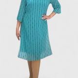 Robe en Chiffon Élégante Polly avec Coupe Classique et Tombé Fluide