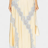 Ensemble Mirren en Satin avec Top et Jupe Midi