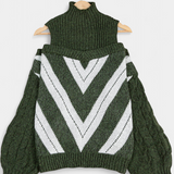 Pull Élégant Off-Shoulder Wien