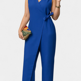 Mono Élégant Zoe avec Décolleté en V et Ceinture Ajustable