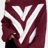 Pull Élégant Off-Shoulder Wien