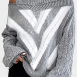 Pull Élégant Off-Shoulder Wien