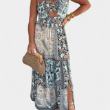 Robe Longue Edurne avec Décolleté Bandeau