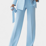 Ensemble Blazer Urbain Julia et Pantalons à Coupe Régulière