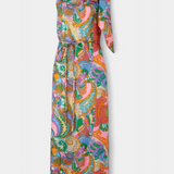 Robe Maxi Ginette avec Imprimé Arc-en-Ciel