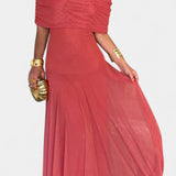 Robe Maxi Tie-Dye à Une Épaule Jessamy