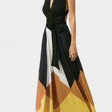 Robe Longue Polymorphe Nava avec Dos Ouvert et Silhouette Polyvalente