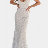 Robe Lunara en Dentelle avec Dos Nu