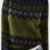 Pull en Tricot avec Imprimé Nordique Jolessa