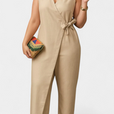 Mono Élégant Zoe avec Décolleté en V et Ceinture Ajustable