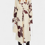 Robe Claribel Kimono avec Imprimé Origami