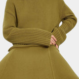 Ensemble de Pull Col Montant Patricia et Jupe Maxi