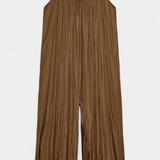 Mono Plissé Long Lucy avec Silhouette Décontractée