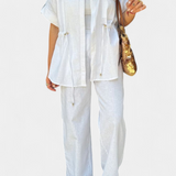 Ensemble Chemise et Pantalons en Coton et Lin Lani