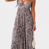 Robe Maxi Florale Reyna avec Dos Nu