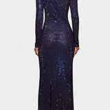 Robe de Soirée Dottie avec Détails Transparents