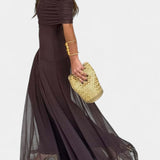 Robe Maxi Tie-Dye à Une Épaule Jessamy