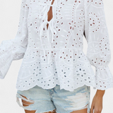 Top Bohemio Kayden en Dentelle avec Coupe Fluide