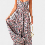 Robe Maxi Florale Reyna avec Dos Nu