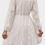 Robe Chemise Soreia avec Manches Longues Texturées