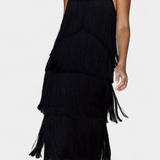 Robe Saidey avec Franges et Dos Nu