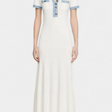 Robe Midi en Tricot Alexia avec Détail