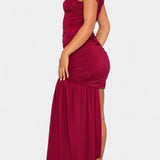 Robe Mini Asymétrique Velia avec Drapé