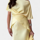 Ensemble Top à Bretelles Croisées Veleda et Jupe Fluide