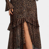 Robe Maxi Amali avec Décolleté Carré