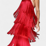 Robe Saidey avec Franges et Dos Nu