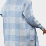 Cardigan Casual à Carreaux Lovella avec Poches